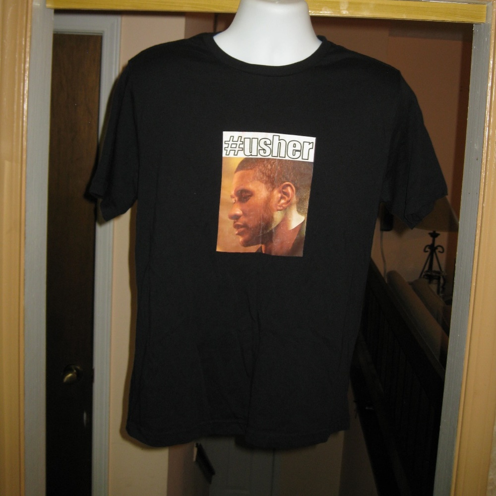 Usher T Shirt   Size: Medium
